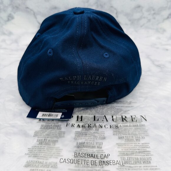 Ralph Lauren Polo 67 Baseball Cap, Navy Blue Cotton, Adjustable Strap back - NEW - Picture 5 of 11